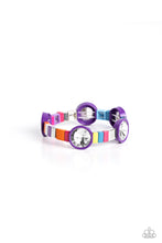 Load image into Gallery viewer, Multicolored Madness Purple Bracelet