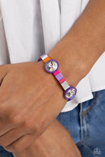 Load image into Gallery viewer, Multicolored Madness Purple Bracelet