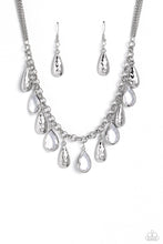 Load image into Gallery viewer, Teardrop Timbre White Necklace