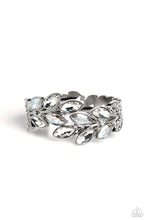 Load image into Gallery viewer, Luminous Laurels White Hinged Bracelet