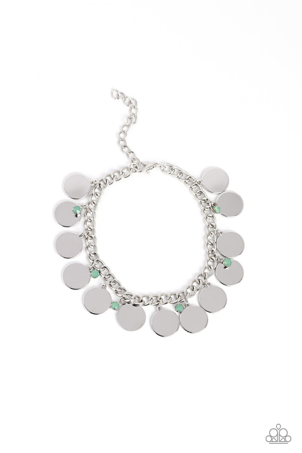 Dreamy Discs Green Bracelet