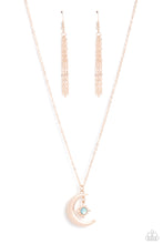 Load image into Gallery viewer, Stellar Sway Rose Gold Necklace