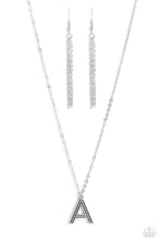 Load image into Gallery viewer, Leave Your Initials Silver Necklace - A