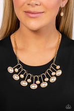 Load image into Gallery viewer, Abstract Adornment Gold Necklace