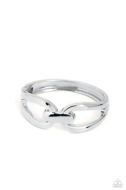 Mechanic Masquerade Silver Hinged Bracelet