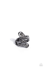 Load image into Gallery viewer, Flared Fashion Black Skinny Band Ring