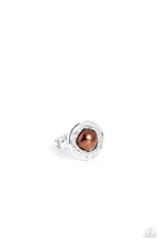 Load image into Gallery viewer, Chic Center Brown Skinny Band Ring
