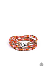 Load image into Gallery viewer, PAW-sitive Thinking  Orange Urban Bracelet