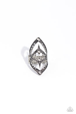 Daring Diamonds Silver Ring