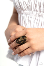Load image into Gallery viewer, Fabulous Filigree Brass Ring