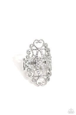 Fabulous Filigree White Ring