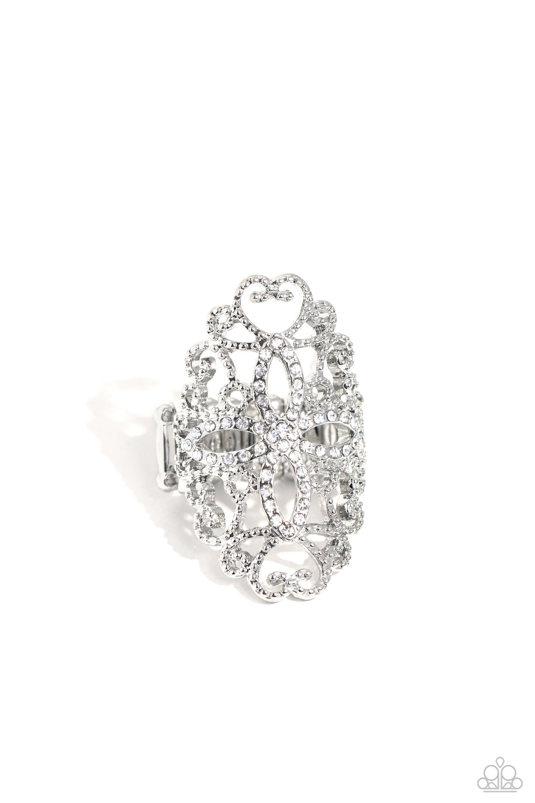 Fabulous Filigree White Ring