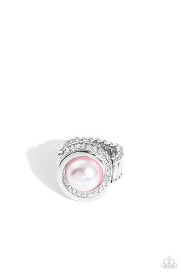 Folded Flair Pink Ring