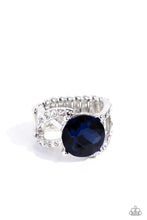 Load image into Gallery viewer, Scintillating Swirl Blue Ring