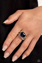 Load image into Gallery viewer, Scintillating Swirl Blue Ring