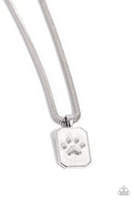Load image into Gallery viewer, PAW to the Line White Necklace