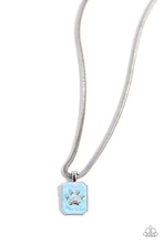 Load image into Gallery viewer, PAW to the Line Blue Necklace