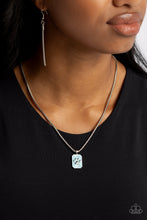 Load image into Gallery viewer, PAW to the Line Blue Necklace