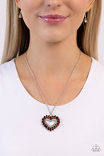 Load image into Gallery viewer, FLIRT No More Brown Necklace