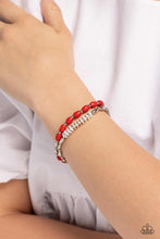 Load image into Gallery viewer, WOOD Luck Red Bracelet
