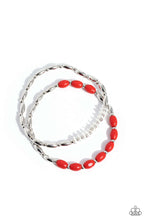 Load image into Gallery viewer, WOOD Luck Red Bracelet