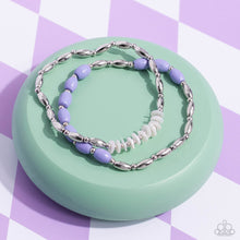 Load image into Gallery viewer, WOOD Luck Purple Bracelet