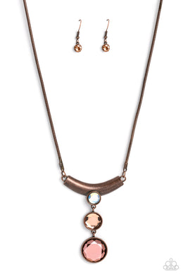 Alluring Andante Copper Necklace