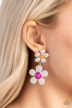 Load image into Gallery viewer, Fashionable Florals Pink Earrings