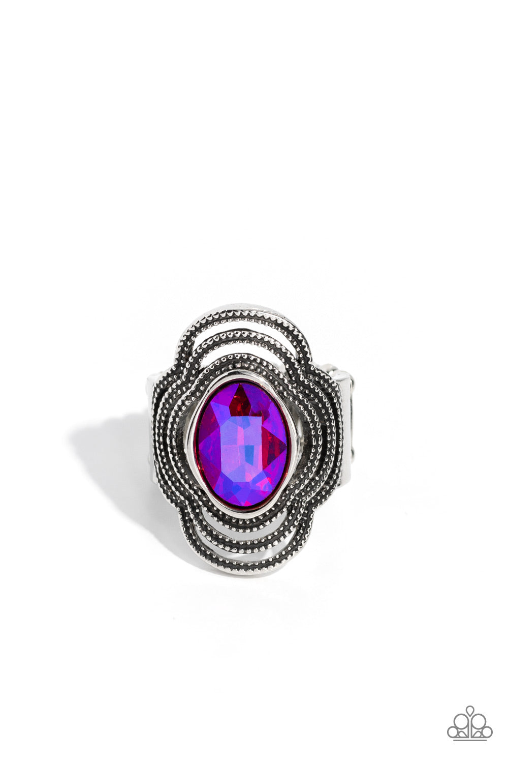 Entrancing Edge Pink Ring