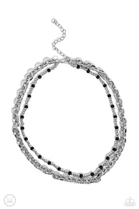 A Pop of Color Black Choker