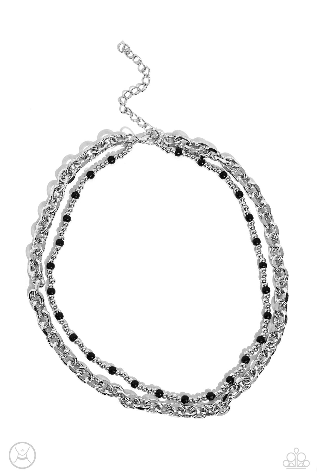 A Pop of Color Black Choker