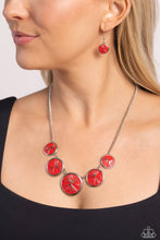 Load image into Gallery viewer, PALM Before the Storm Red Necklace