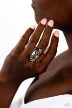 Load image into Gallery viewer, Shimmery Sovereign Black Ring