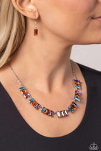 Load image into Gallery viewer, Elite Emeralds Orange Necklace