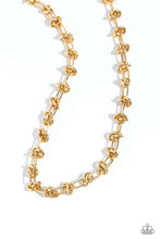 Load image into Gallery viewer, Knotted Kickoff Gold Necklace