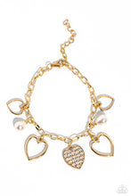 Load image into Gallery viewer, GLOW Your Heart Gold Bracelet