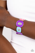 Load image into Gallery viewer, Painted Pairing Purple Bracelet