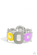 Load image into Gallery viewer, Painted Pairing Silver Bracelet