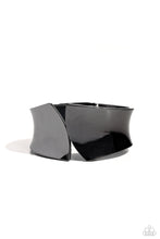 Load image into Gallery viewer, Sheared Sass Black Hinged Bracelet