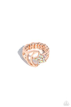 Load image into Gallery viewer, Stargazing Style Rose Gold Skinny Band Ring
