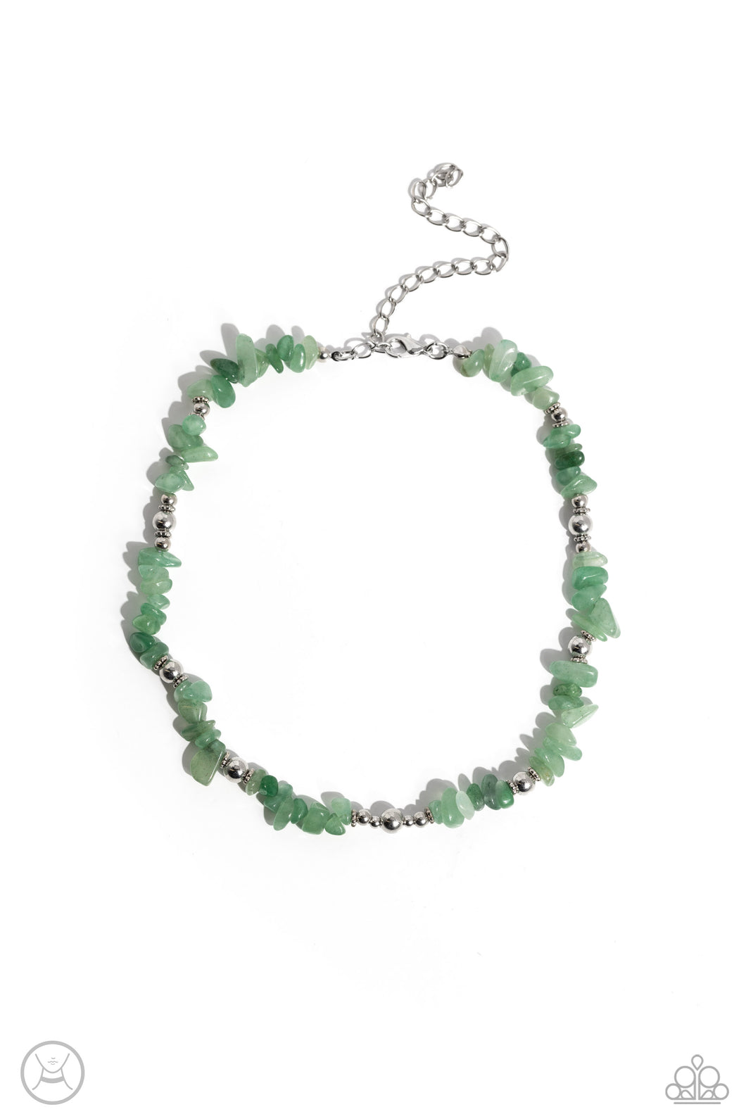 Carved Confidence Green Choker