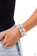 Load image into Gallery viewer, Refined Retrograde White Coil Bracelet