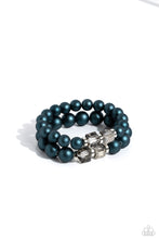 Load image into Gallery viewer, Shopaholic Showdown Blue Bracelet