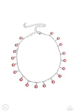Load image into Gallery viewer, Delicate Display Red Choker