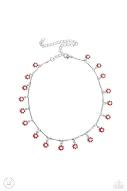 Delicate Display Red Choker