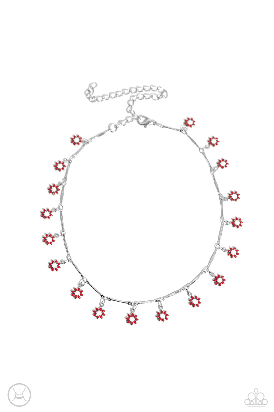 Delicate Display Red Choker