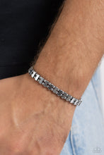 Load image into Gallery viewer, Fortune Favors The Fierce Silver Bracelet