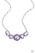 Load image into Gallery viewer, Evolving Elegance Purple Necklace