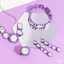 Load image into Gallery viewer, Evolving Elegance Purple Necklace