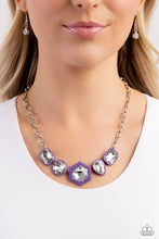 Load image into Gallery viewer, Evolving Elegance Purple Necklace